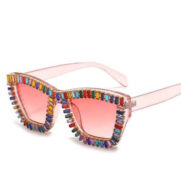 

outdoor eyewear brand designer sunglasses women cool 2021 diamond rhinestone round square ladies sun glasses unique oculos de sol gafas uv40