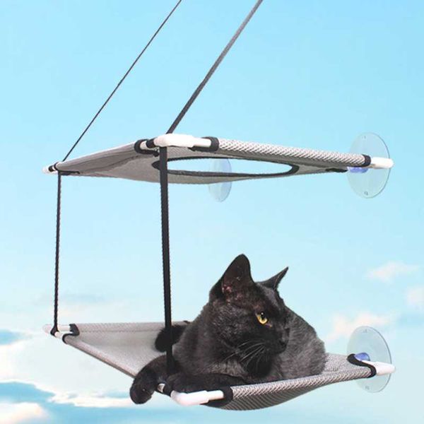 

cat beds & furniture hammock window bed suction cup hanging for pet sleeping house