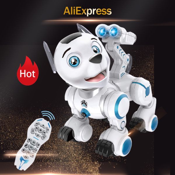 

Smart Robot Dog Infrared Remote Control Programmable Touch-sense Music Song Kids Toy Intelligent Robot Dog kids Electronic Pet