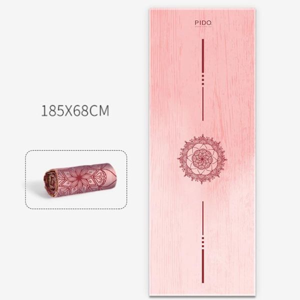 

yoga mats 185x68cm 82cm towel workout mat maexercise meditation esteras pilates gym fitness washable non-slip soft yinghua