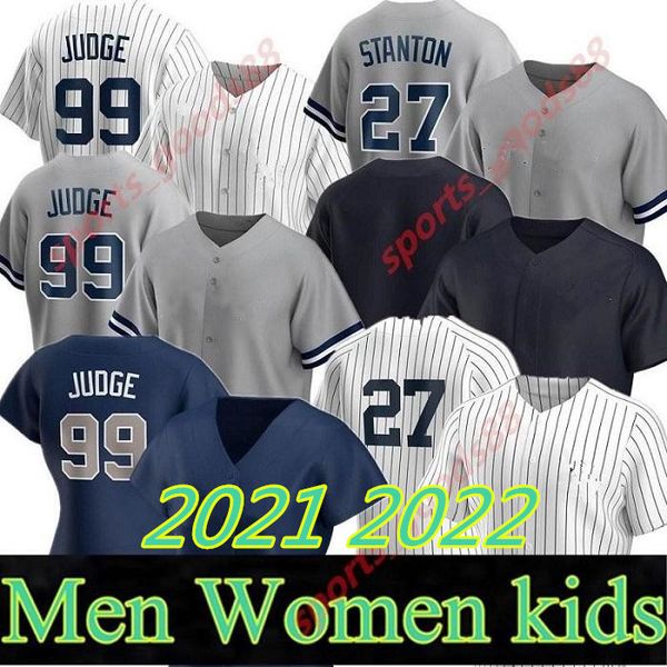 

custom 99 aaron judge jersey 2021 2022 york 2 derek jete 45 gerrit cole 25 gleyber torres baseball jerseys, Blue;black