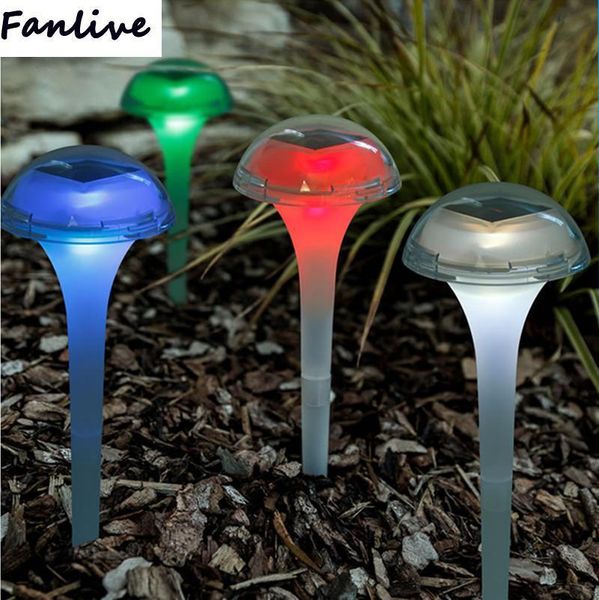 

60pcs lumipartyrgb 7 colors change led solar garden light outdoor waterproof lawn lamp for home lawn decoration
