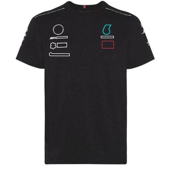 

f1 t-shirt formula one racing team uniform w11 racing suit casual round neck t-shirt customized the same style 2021