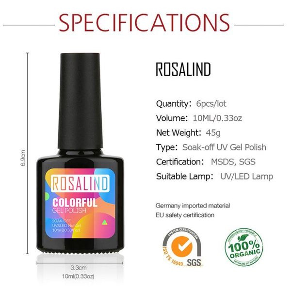 

nail polish q1fb 6pcs 10ml soak off uv gel quick building tips finger extension