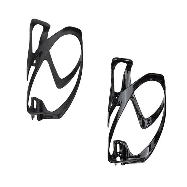 

black carbon fibre mountain road mtb bicycle bottle cage 3k finish full carbon bike water bottle holder sk-126