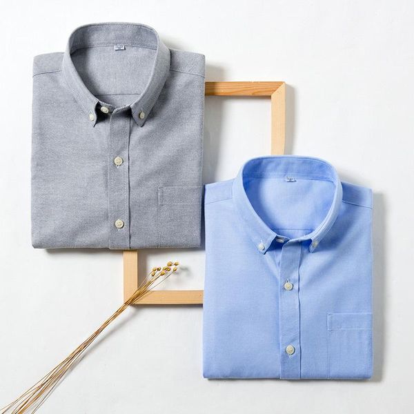 

men's dress shirts summer spinning short sleeve shirt korean casual slim fit solid color non iron business wear, White;black