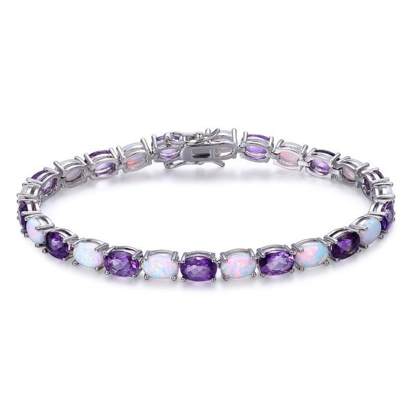 

link, chain ypd172 s925 pure silver color lady bracelet couple festival gift, Black