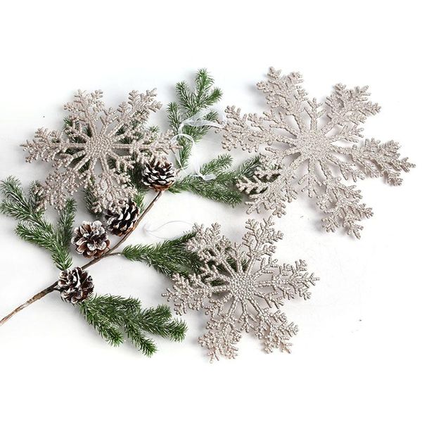 

christmas decorations holiday decoration pendant 20-30cm golden snowflake ornament