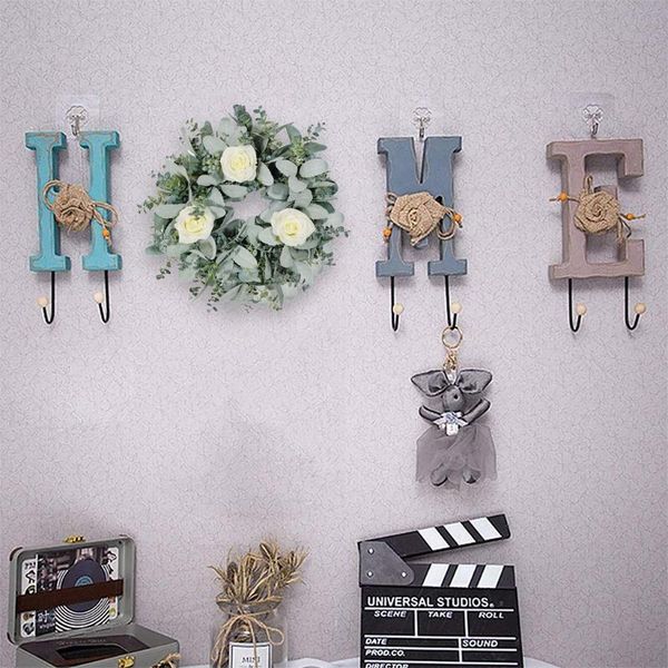 

artificial eucalyptus rose spring round flower wreath for wedding front door 72xf