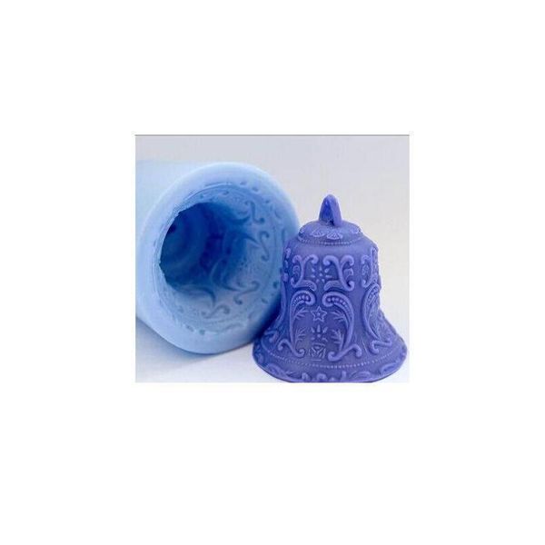 

3d bell handmade sile mold soap candle mould diy craft molds clay aroma stone moulds christmas sile rubber przy qylypd
