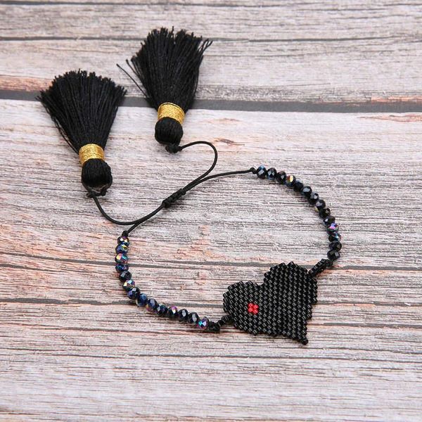 

charm bracelets shinusboho bilezik miyuki couple bracelet women jewelry men delicas heart lover's happy gift accesorios mujer, Golden;silver
