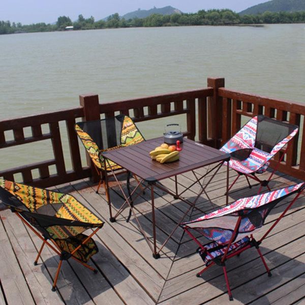 

outdoor pads folding camping chair hiking ultra-light portable foldable