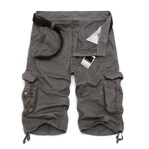 

cargo shorts men cool camouflage summer sale cotton casual short pants brand clothing comfortable camo 210629, White;black