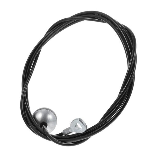 

jump ropes 1pc practical diy fitness wire rope household heavy duty steel (black)
