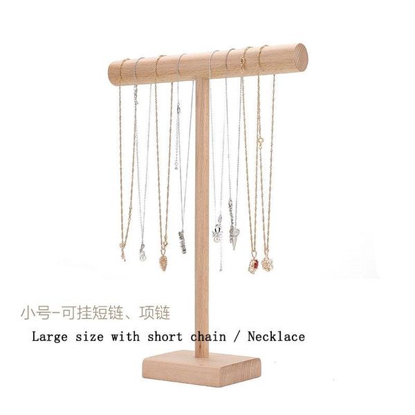 

other home decor solid wood beech display stand nordic vertical jewelry household storage necklace
