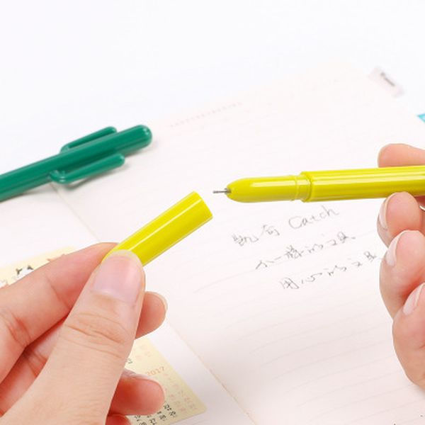 

news newsletter kawaii creative small verse desert cactus styling pens cartoon nice gel pen school office supplies