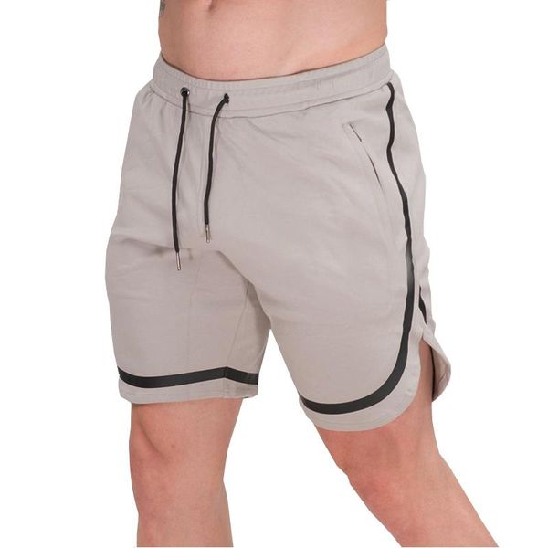 

2021 men casual brand gyms fitness shorts men professional bodybuilding short pants m-xxxl, White;black