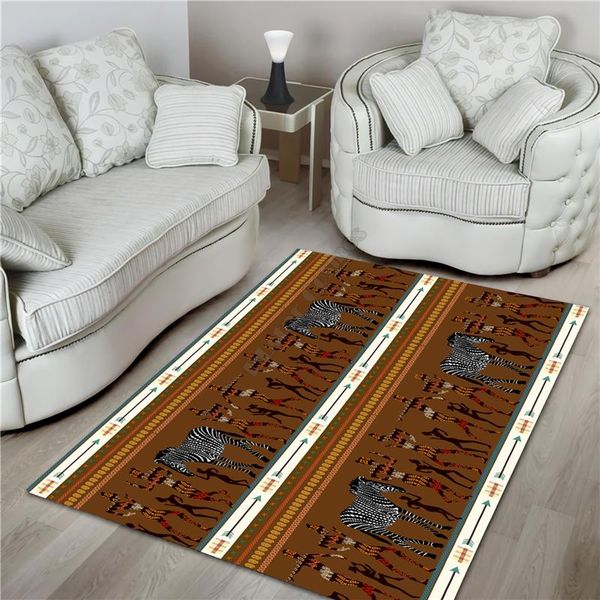 

carpets aboriginal zebra dancing women australia culture art rug non-slip mat dining room living soft bedroom carpet