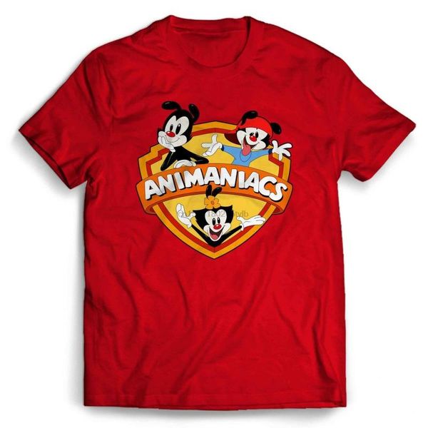 

men's t-shirts animaniacs man t-shirt, White;black