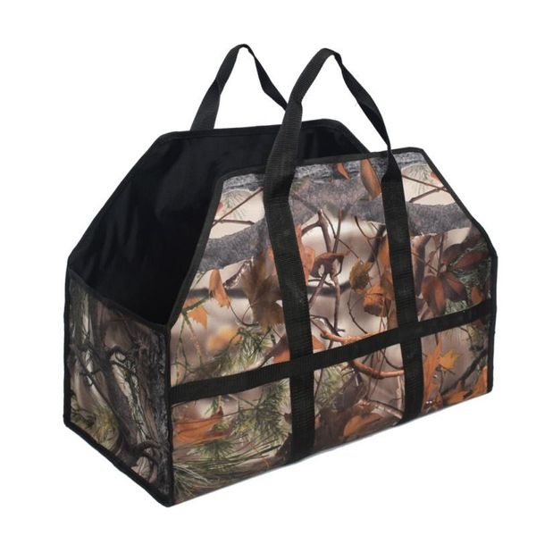 

outdoor bags canvas firewood wood carrier bag large storage capacity used for camping