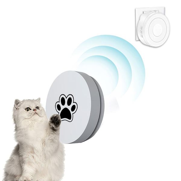 

doorbells wireless pet doorbell self generating ac 110v-220v touch sensing dog smart door bell cat ring calling device for training home