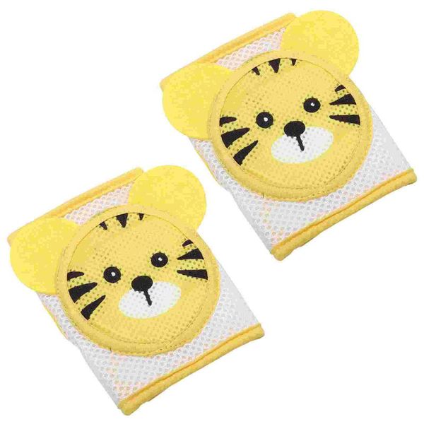 

elbow & knee pads 2pcs baby mesh protector cover toddlers pad supplies, Black;gray