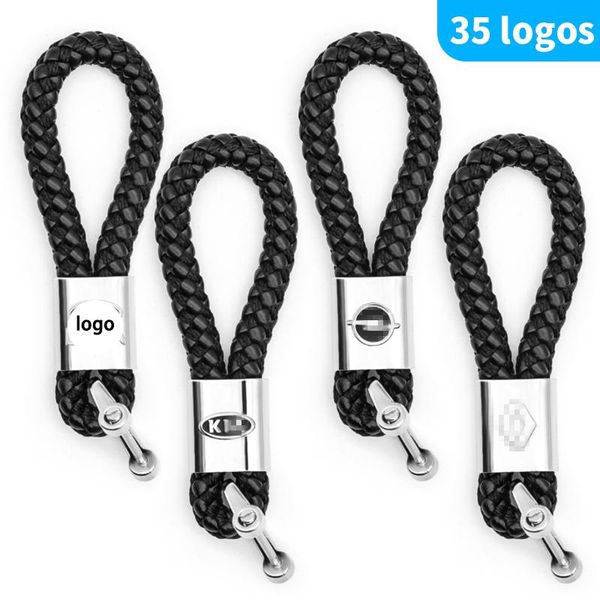 

keychains car accessories business keychain anti-rust fashion creative aluminum braided rope pendant 35 logo + screwdriver, Silver