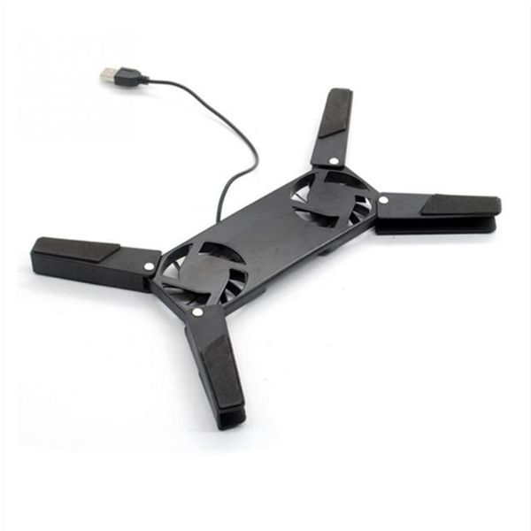

the new lapradiator pad bracket base cooling foldable dual fan usb portable and convenient, strong heat dissipation effect