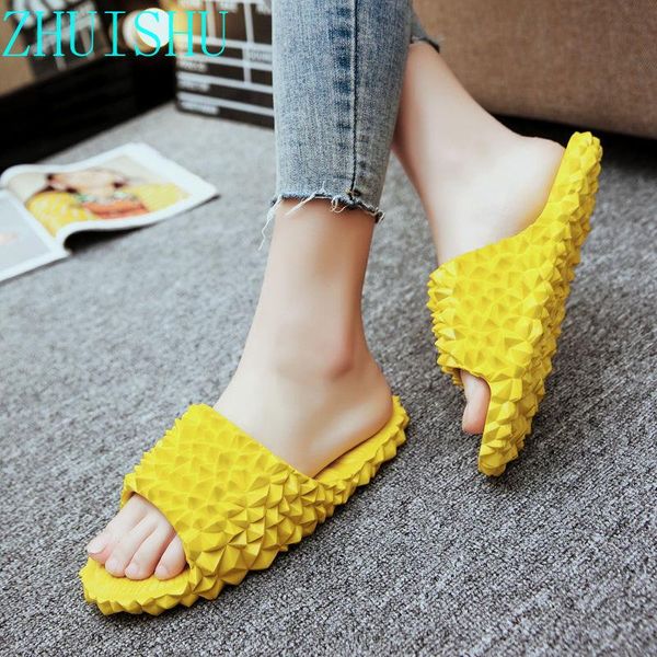 

slippers all-match durian sandals and female beach parent-child wear soft-soled fashion zapatos para 2021, Black
