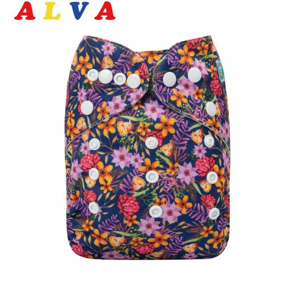 

cloth diapers 2021 arrival alvababy baby diaper reusable nappy with insert
