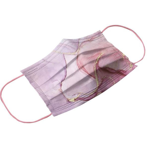 

5color 3 layer 95% filtration efficiency children flower printing disposable face masks dustproof prevention influenza face mouth mask, Blue;gray
