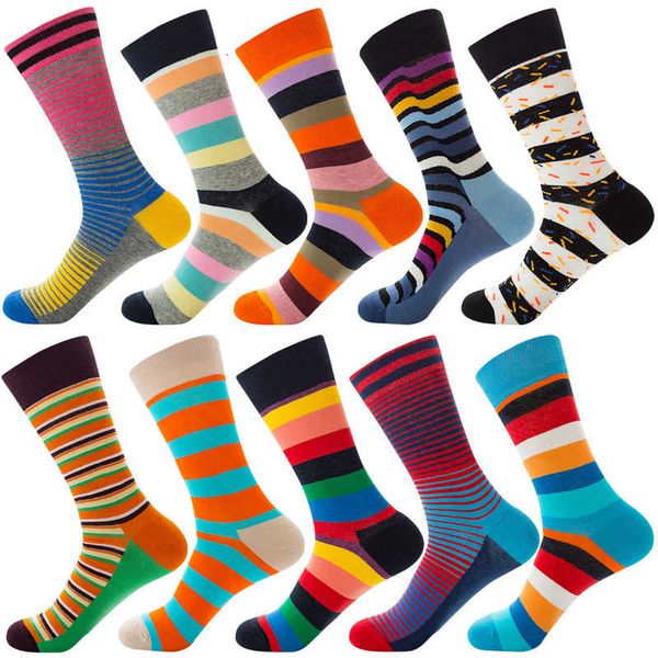 

men funny big size street style colorful lucky harajuku skate cats new 2021 herf winter socks, Black