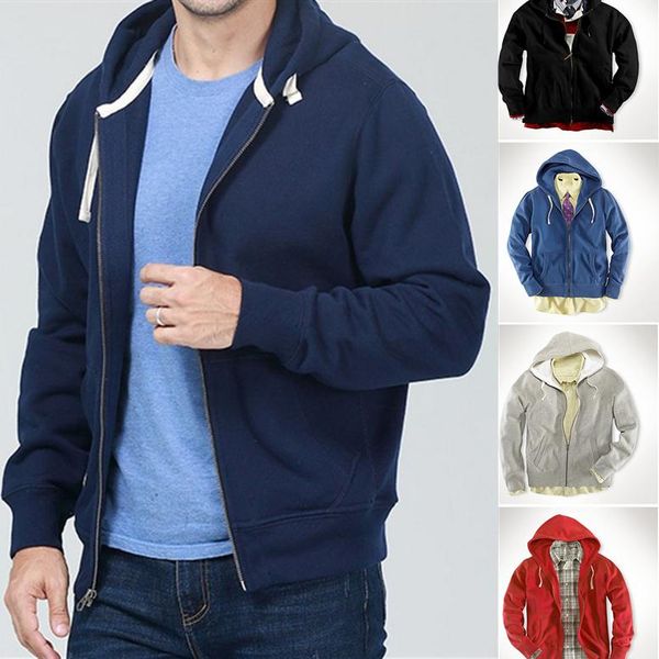 

men's hoodies & sweatshirts autumn winter men small horse hooded sportswear fashion sweatercoat casual streetwear for homm, Black