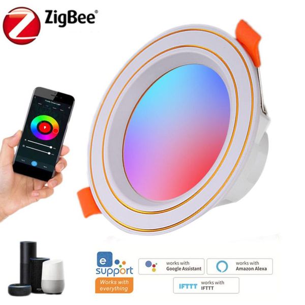 

smart home control zigbee led bulb light lamp rgb for tuya life smartthings alexa google