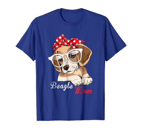 

beagle mom shirt for beagle dogs lovers-mothers day gift, White;black