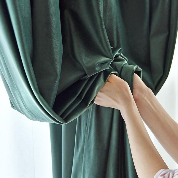 

curtain & drapes light velvet curtains modern minimalist luxury high-grade shading sound-absorbing sun heat for living room bedroom