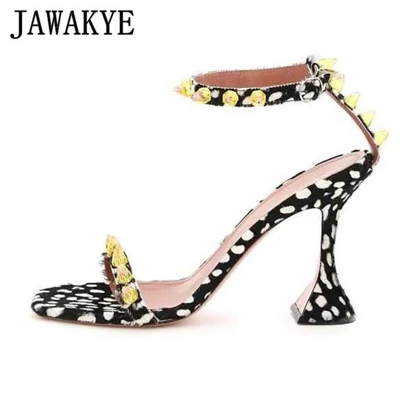 

sandals gold studded gladiator women ankle strap stilettos cup high heels summer party shoes woman sandalias mujer, Black