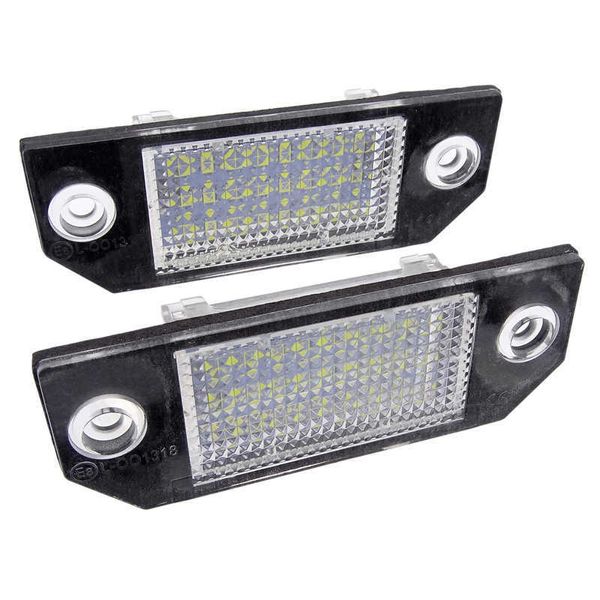 2 pezzi auto 12V LED numero luci targa lampada bianca adatta per Ford Focus C-MAX MK2 2003-2008 accessori per illuminazione esterna
