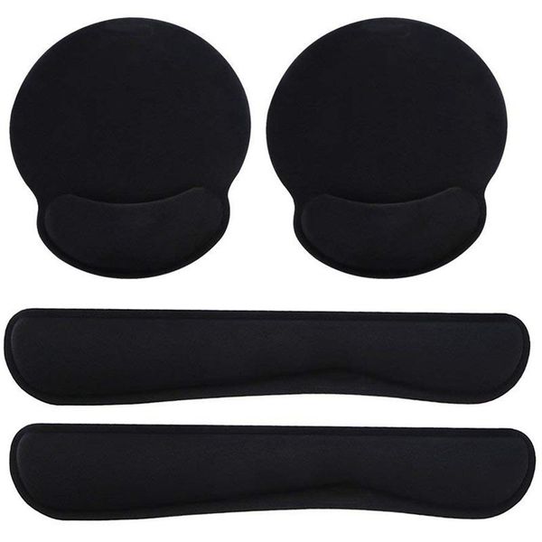 

mouse pads & wrist rests 4pcs advanced memory sponge keyboard and pad sanitary set