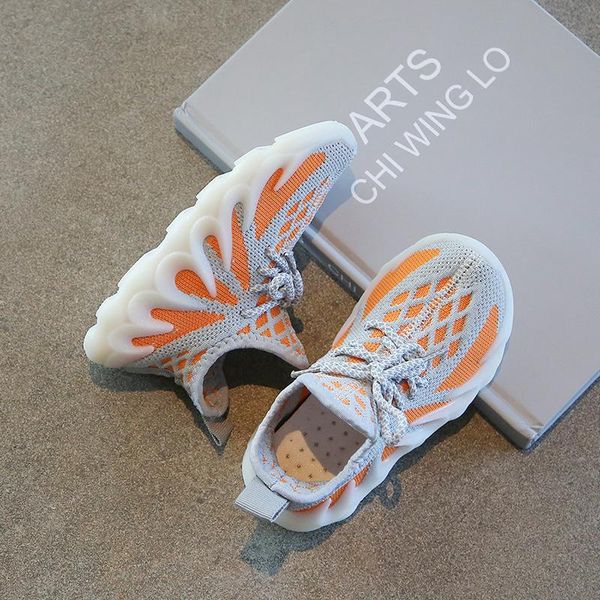 

athletic & outdoor capsella kids sports shoes for boys girls fashion sneakers summer autumn children air mesh breathable running size 21-38, Black