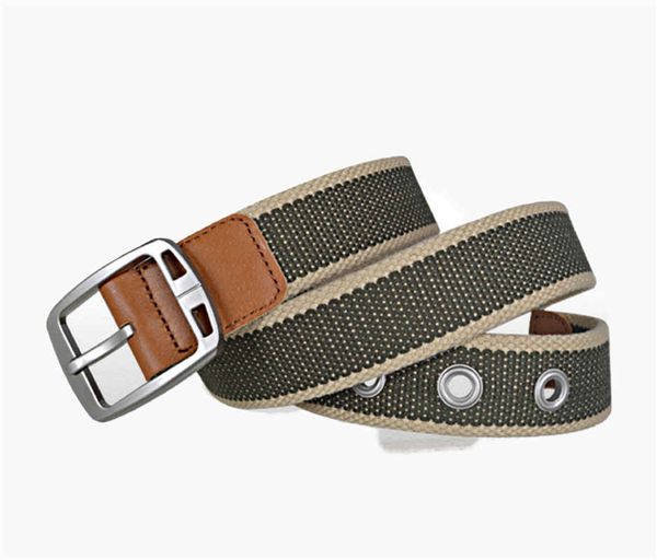 

2022 belts mens womens belt casual needle buckle canvas waistbands model fashion style width 3.8cm highly quality belts, Black;brown