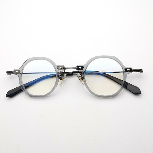 

fashion sunglasses frames metal glasses reading optical eyeglasses for women men designer prescription luxury 2021 handmade, Black