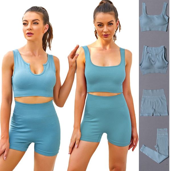 

tracksuits womens designer fashion yoga wear active sets outfits for woman t shirts sport legging casual gym suit tech fleece high waist sho, Gray