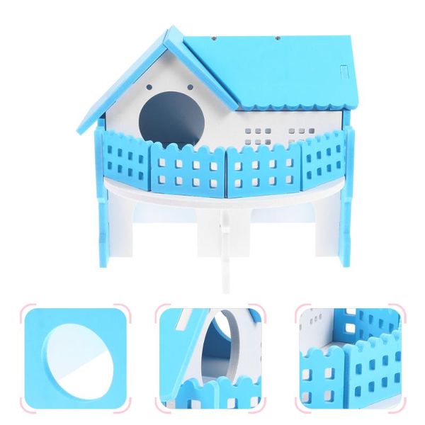 

small animal supplies double layers hamster villa play house pet funny hideout