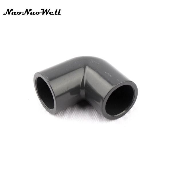 

watering equipments 1pcs nuonuowell pvc ansi 3/4" 90 degree angle pipe connector plastic hose adapter garden irrigation fish tank fitti