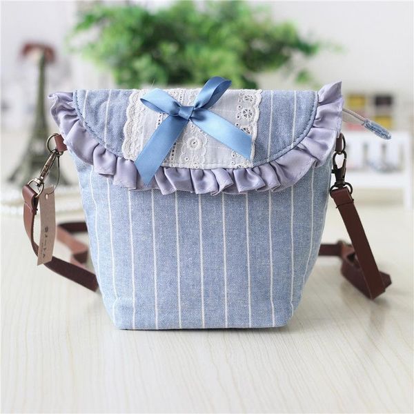 

purse cotton princess children coin bow & lace organizer wallet bags female small phone pouch carteira feminina for girls women, White