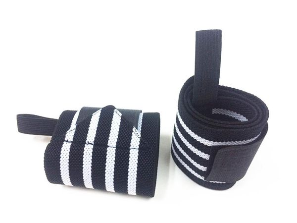 

elbow & knee pads heavy duty wrist wraps gym weightlifting support training straps hand fitness wristband outdoor sports guard, Black;gray