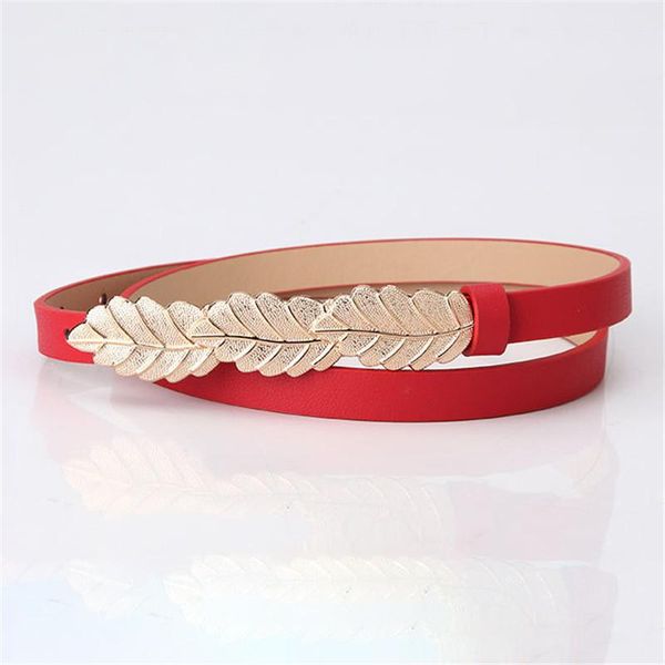 

belts pu strap cummerbund waistband girl jeans dress women belt design female leaf metal buckle waist band, Black;brown