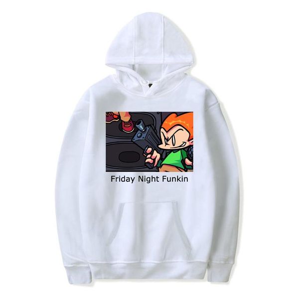 

men's hoodies & sweatshirts men women sweatshirt game friday night funkin harajuku clothes streetwear manga boy girl hooded anime, Black