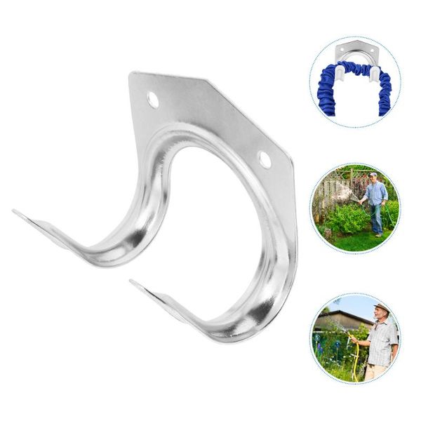 

hooks & rails 10pcs simple iron hook double metal for water pipe watering hose